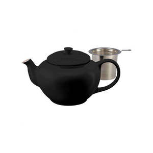 Teapots: Teapot with Infuser Satin Black