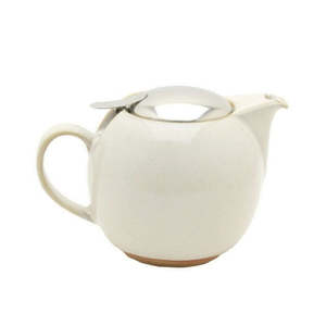 Teapots: Teapot 680ml Earth Natural White