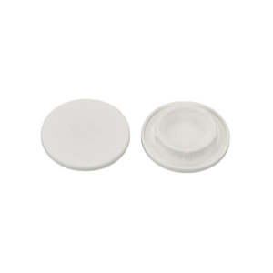 Silicone Mill Cap Set of 2 White