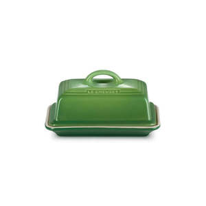 Serveware: Butter Dish Bamboo Green