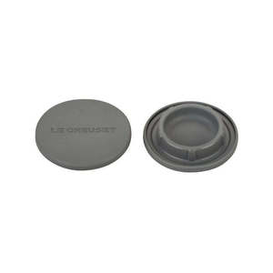 Serveware: Silicone Mill Cap Set of 2 Flint