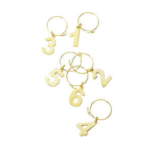 Wine Accessories: Belmont Gold Plated Wine Charms