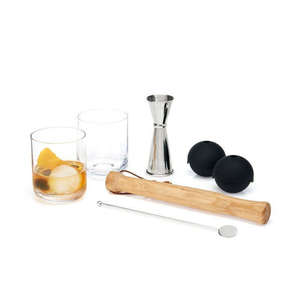 Bar Tools Bar: 7 Piece Muddled Cocktail Set