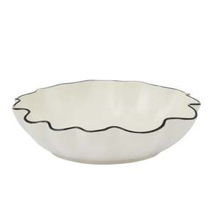 Dining: Winslow Ceramic Bowl Ivory/Black 30cm