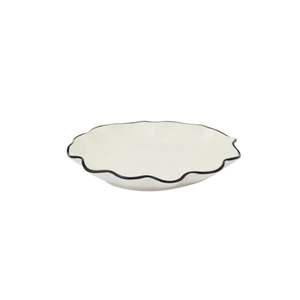 Winslow Ceramic Plate Ivory/Black