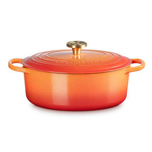 Casserole Dishes: Signature Oval Casserole 29cm Flamme Doree