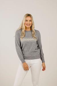 Cashmere Crystal Sweater