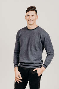 Sweater Merinosilk Crew Neck Mens