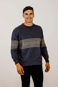 Merinosilk Fairisle Crew Sweater