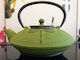 Cast Iron Teapot - Dragonfly Green (770 ml) kapiteas