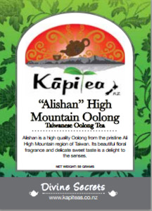 Alishan High Mountain Oolong kapiteas