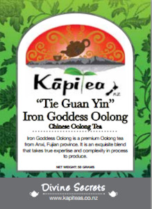 Products: Iron Goddess Tie Guan Yin Oolong kapiteas