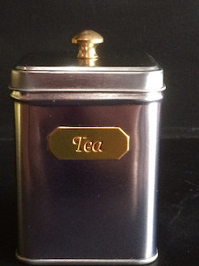 Products: Tin Tea - Silver / Gold kapiteas
