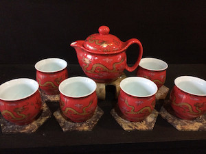 Products: Oriental Tea Pot (Red Dragon) kapiteas