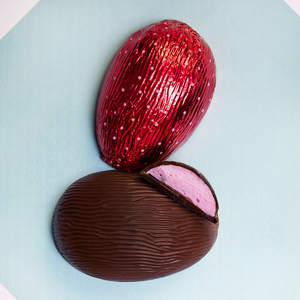 Raspberry Marshmallow in Dark Chocolate Egg