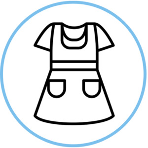 Products: School Pinafore Kapiti Dry Cleaning