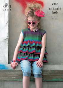 4 Pattern Sale: KING COLE LEAFLET 3217