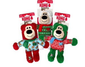 KONG Holiday Wild Knots Bear Assorted Sm/Md