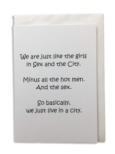 Card Pack - Sayings Design (5 cards & 5 envelopes) K Design