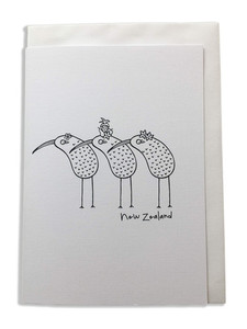 Card Pack - NZ Designs (5 cards & 5 envelopes) K Design