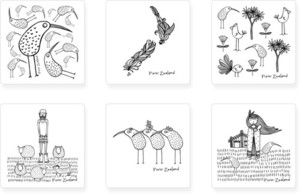 Products: New Zealand Coasters V2 - Set of 6 K Design