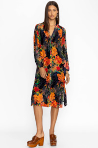 Dress: Renna Burnout Dress (Catalina Blue)