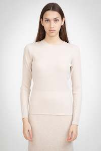 Aleger: N.31M Skinny Rib Crew (Light Shell)