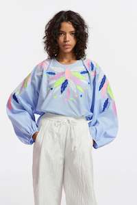 Essentiel Antwerp: GALAXY Top (Light Blue)