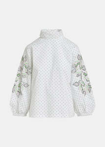 Essentiel Antwerp: FAERIE Embellished Top (White)