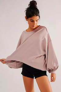 Free People: TRISH Sweatshirt (Cashmere)