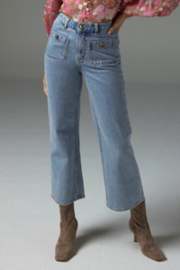 Jeans: surrender jean (washed denim)