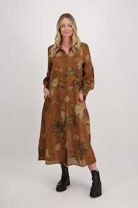 Briarwood 1: HOLLIE Dress (Tan Floral)