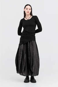 Skirts: Diffused Scope Skirt (Blackened Grey)