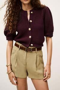 Garance Cardigan (Prune)