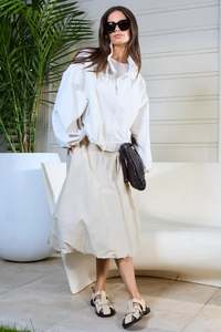 Cooper Bubble Skirt (Almond)