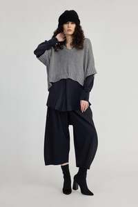 Taylor: Petite Fade Sweater (Flint)