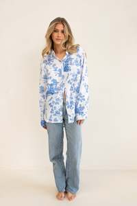 Boyfriend Shirt (CHINOISERIE)