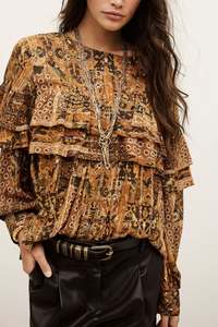 Ba Sh: PIXIE Blouse (Ocre)