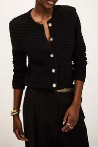 GASPARD Cardigan (Noir)