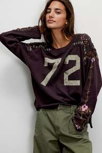 Free People: Lilith Tee (Chocolate)