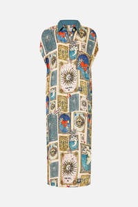 Camilla: Sleeveless Shirtdress (My Lucky Stars)