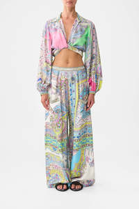 Camilla: WIDE LEG TROUSER WITH FRONT POCKETS (MAGIC CARPET RIDE)