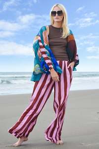 FEELING LEG-ENDARY Trouser (Mocha/Pink)