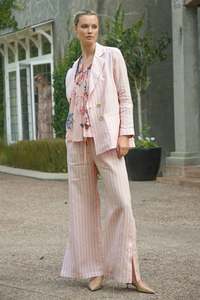 WALK AND TALK Trouser (Pink Stripe)
