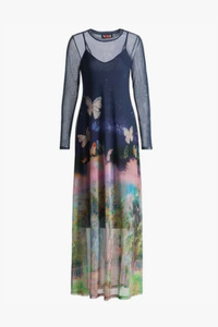 Products: Mesh long sleeve maxi dress (Aurelius)