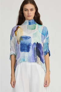 New: Antithesis Top (Tiled Square print)