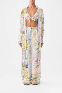 WIDE LEG WAISTED PANT (BOTANICAL BALLADS)