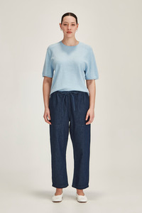 Knitwear: Cecilia Knit Tee (Air Blue)