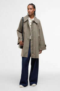 New: Kennedy Check Showerproof Jacket (Sage Houndstooth/Mist)
