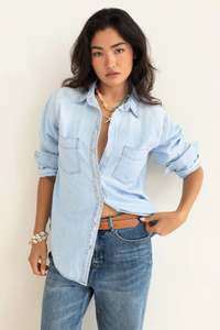 New: Denim Stripe Shirt